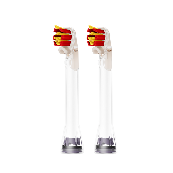 Têtes de brosse à poils doubles pour dents sensibles (lot de 2)